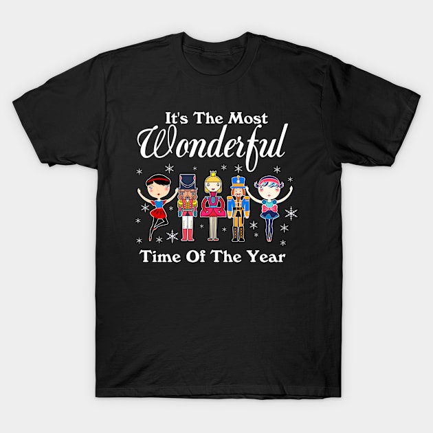 It's The Most Wonderful Time Of The Year Christmas Ballet Sh T-Shirt by AxelRoldns